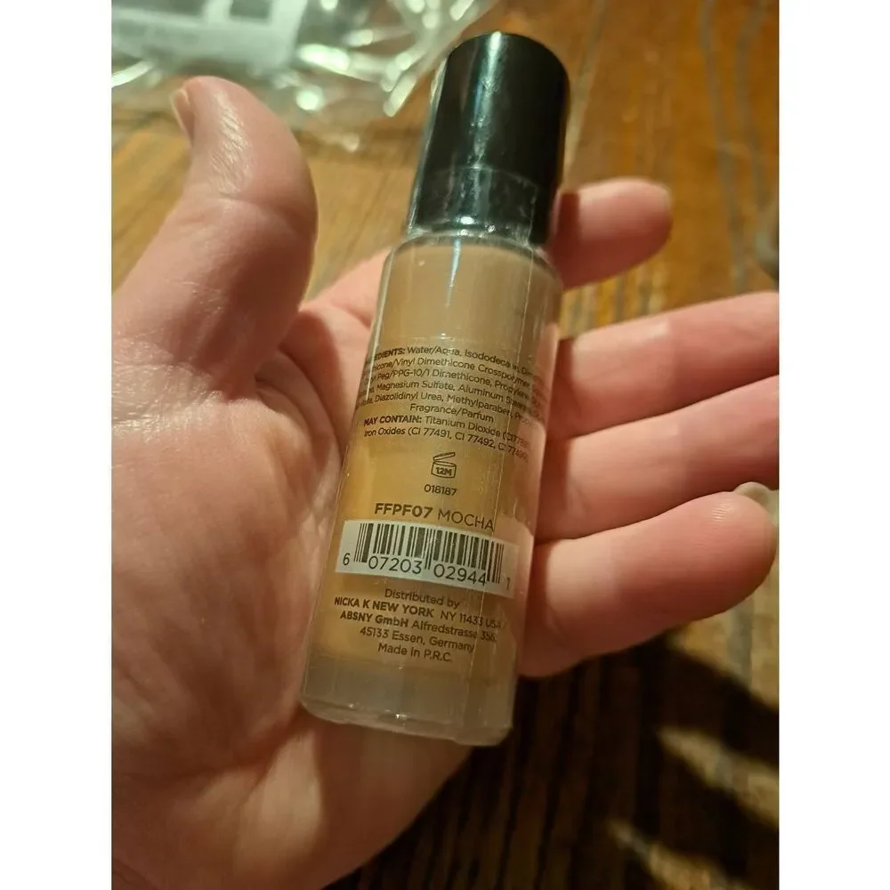 New Lot of 3 Sealed NK Makeup Perfection Liquid Foundation FFPF07 Mocha